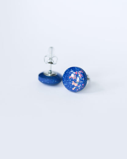 Blue under the stars studs earrings - Ollijewelry