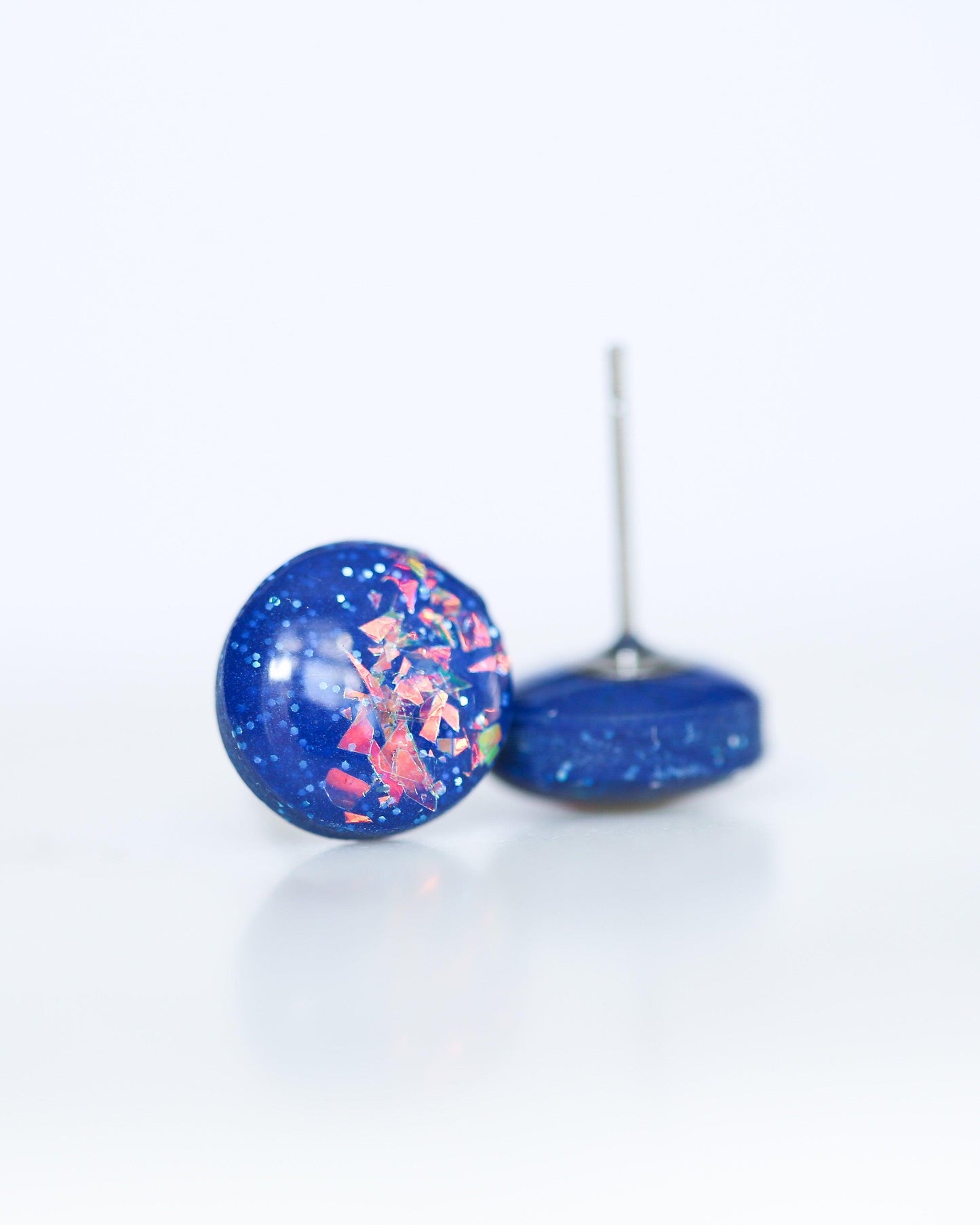 Blue under the stars studs earrings - Ollijewelry