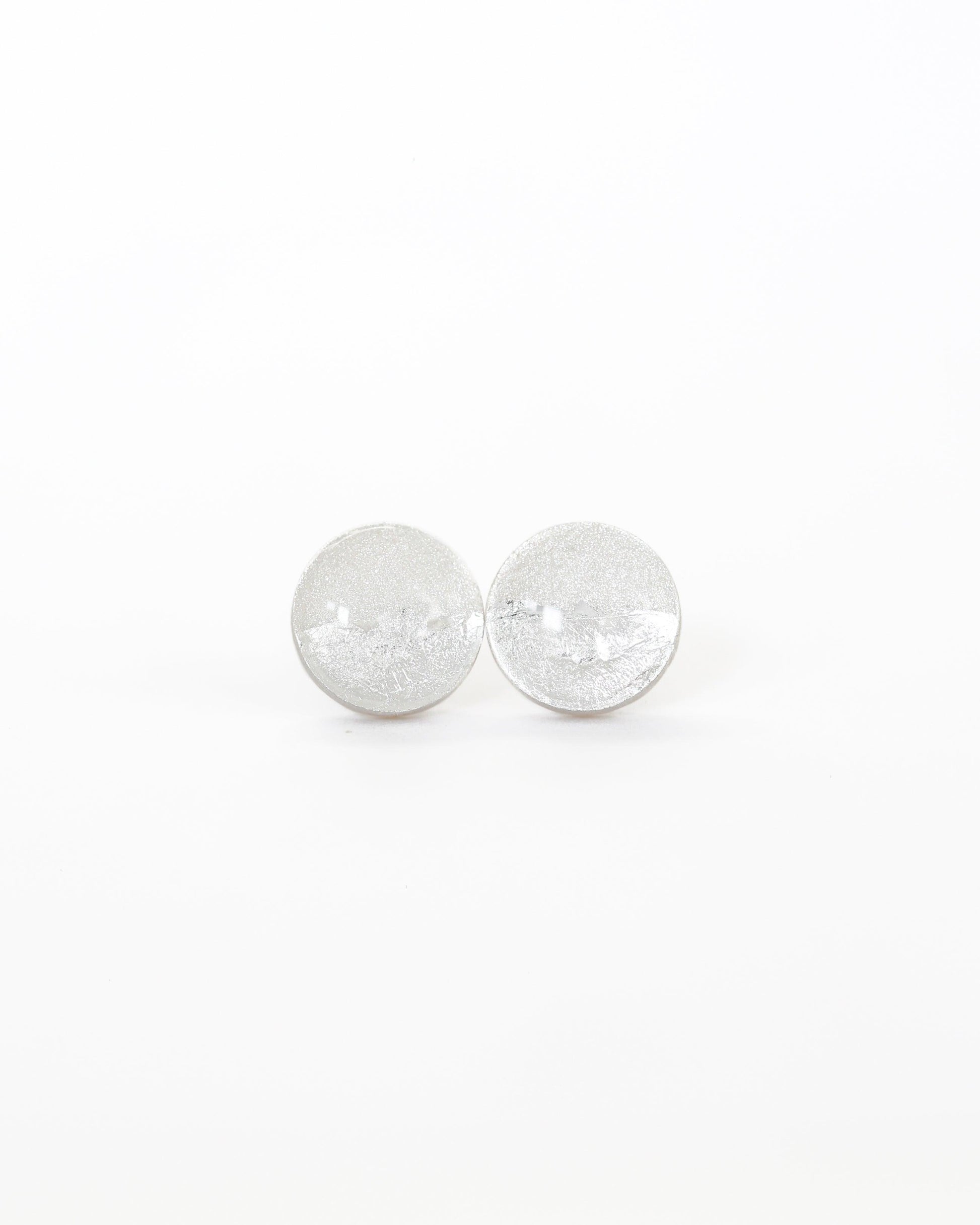 Delicate silver foil earrings - Ollijewelry