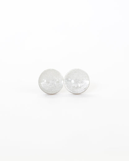 Delicate silver foil earrings - Ollijewelry