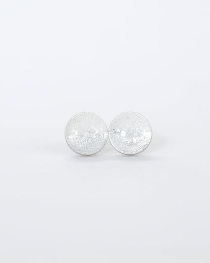 Delicate silver foil earrings - Ollijewelry