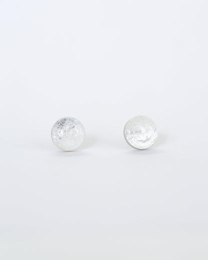 Delicate silver foil earrings - Ollijewelry