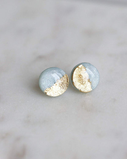 Delicate surgical steel earrings, Hypoallergenic studs for sensitive ears - Ollijewelry