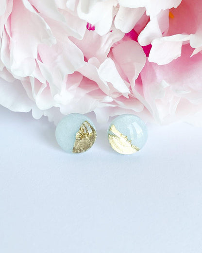 Delicate surgical steel earrings, Hypoallergenic studs for sensitive ears - Ollijewelry