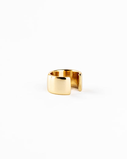 Gold cuff for no piercing ears - Ollijewelry