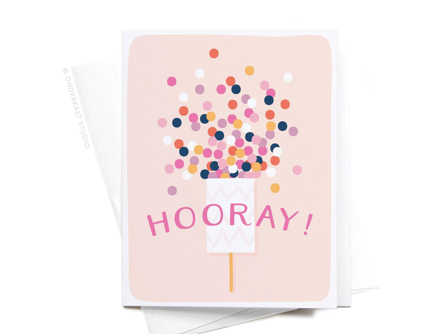 Hooray! Confetti Popper Greeting Card - Ollijewelry