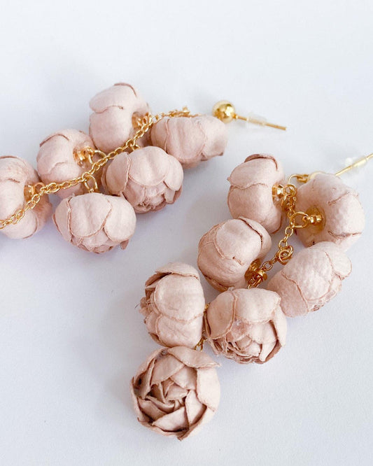 Floral statement earrings freeshipping - Ollijewelry