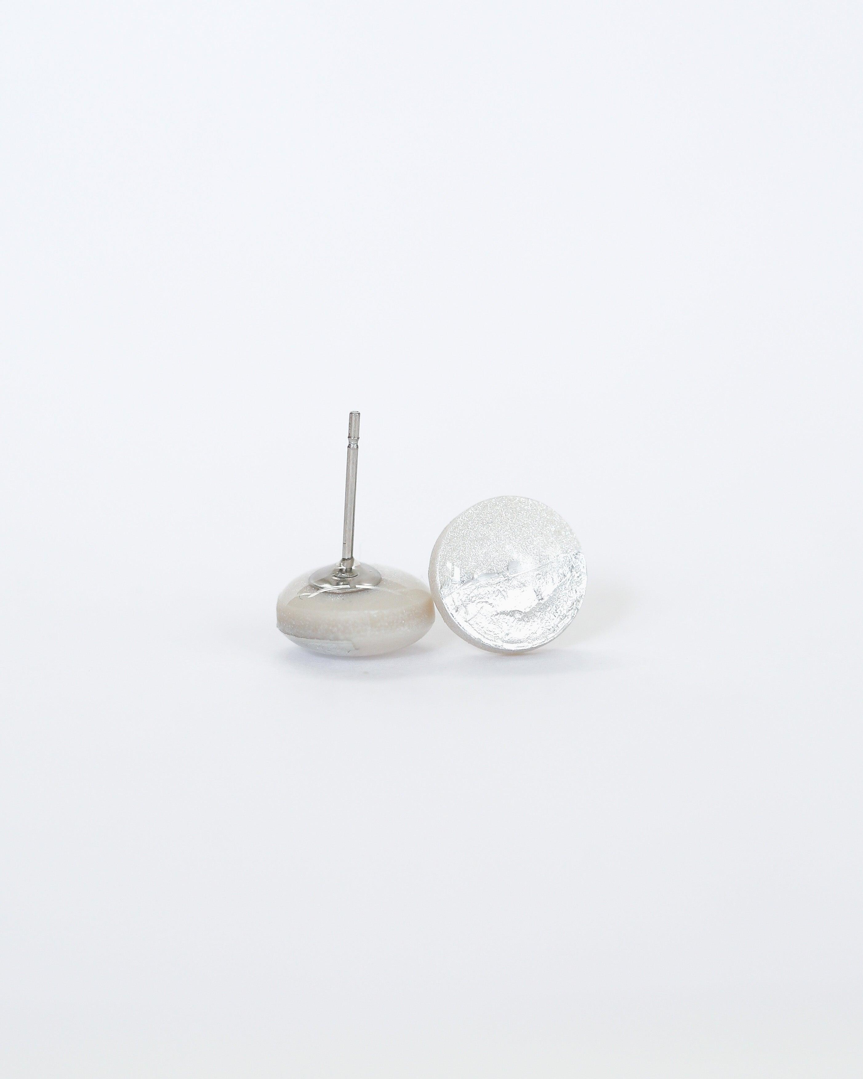 Delicate silver foil earrings freeshipping - Ollijewelry