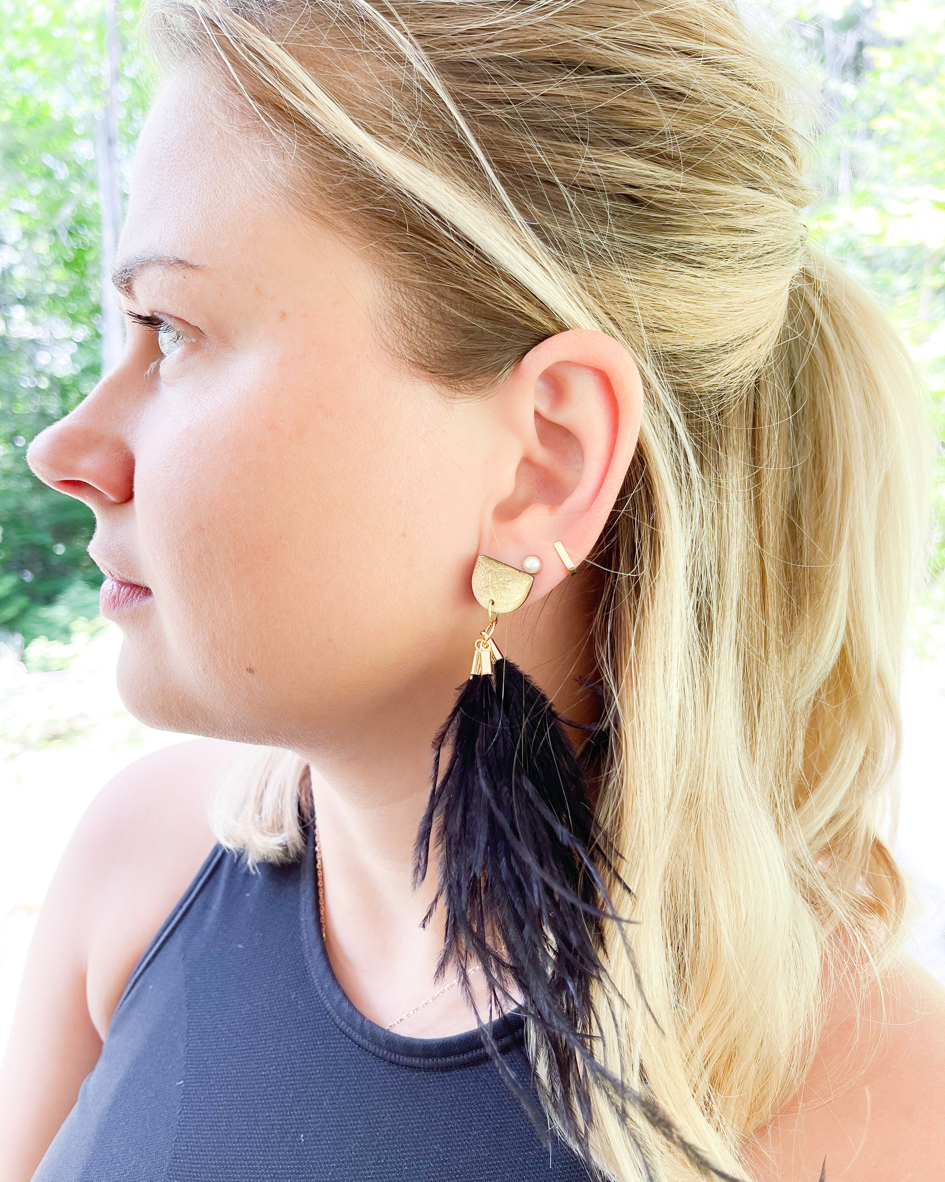 Stylish anime earrings with surgical hypoallergenic steel posts freeshipping - Ollijewelry