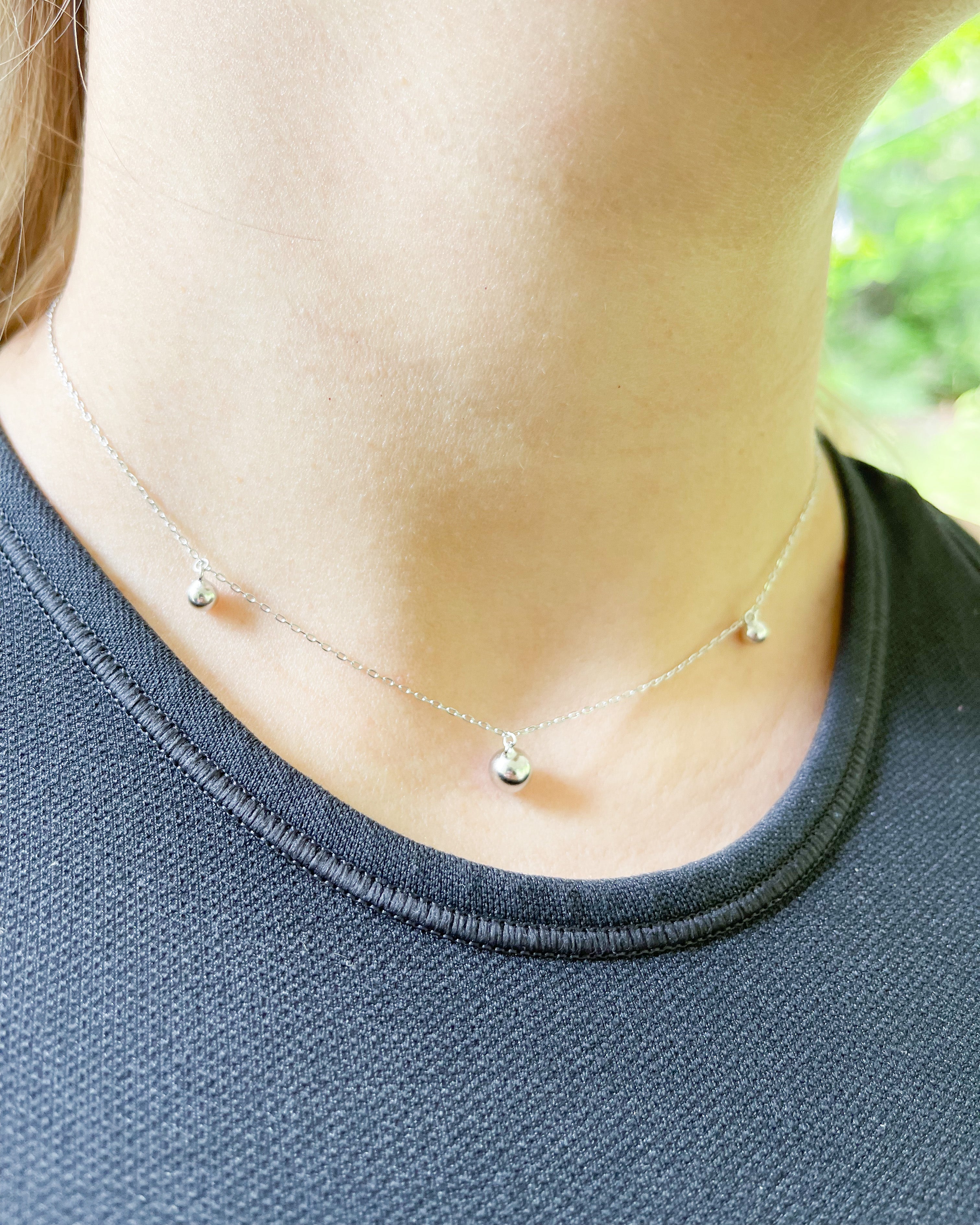 Maeve silver necklace freeshipping - Ollijewelry