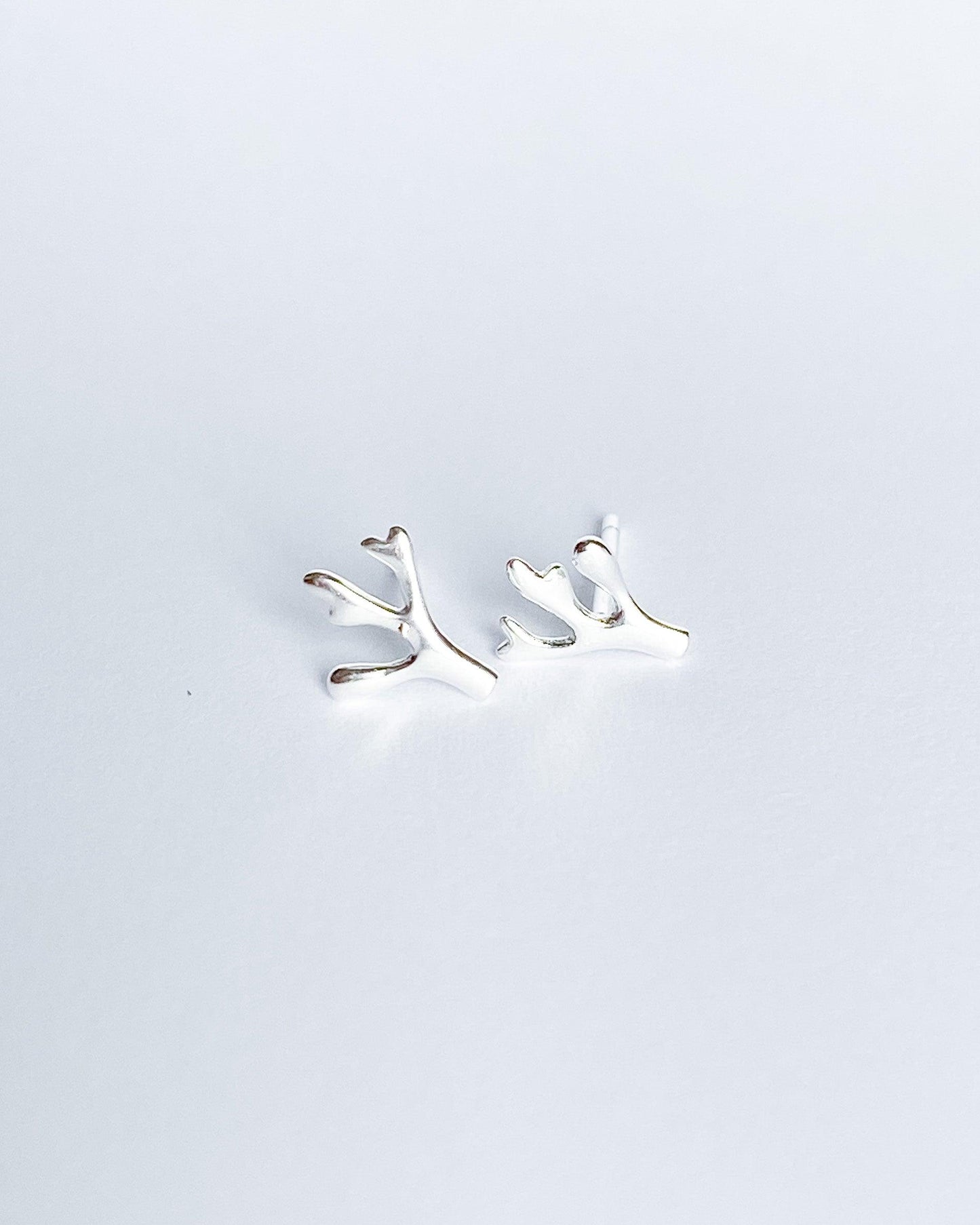 Tiny botanical earrings 925 sterling silver - Ollijewelry