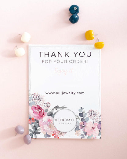 White sparkle studs with surgical steel posts - Ollijewelry